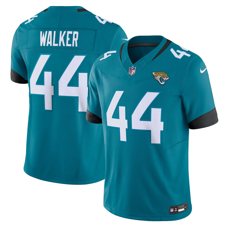 Jacksonville Jaguars Travon Walker Teal jersey – view 1