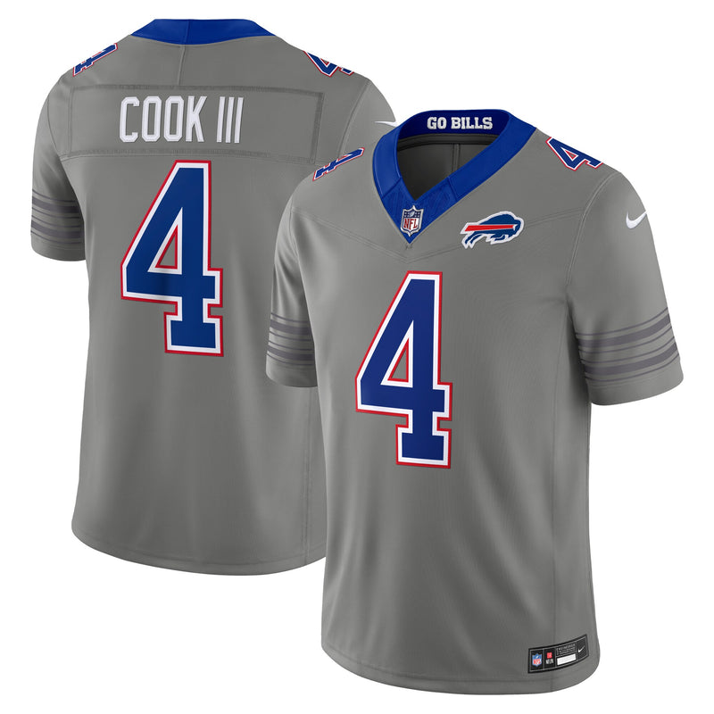 Buffalo Bills James Cook III Gray jersey – view 1