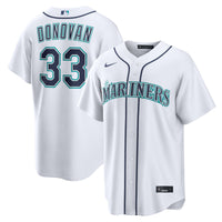 Seattle Mariners Brendan Donovan White jersey – view 1