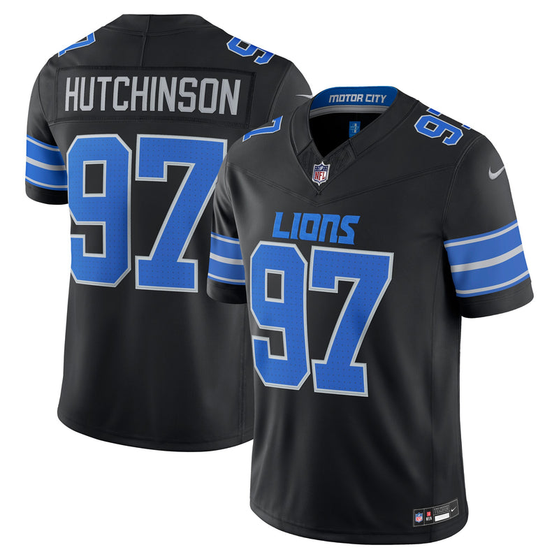 Detroit Lions Aidan Hutchinson Black jersey – view 1