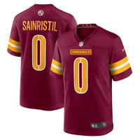 Washington Commanders Mike Sainristil Burgundy jersey – view 1