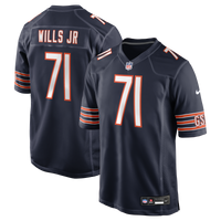Chicago Bears Jedrick Wills Jr. Navy jersey – view 1