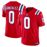 New England Patriots Christian Gonzalez Red jersey – view 2
