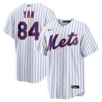 New York Mets Jefry Yan White jersey – view 1