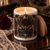 The Poison Garden - Gothic Botanical Label Scented Candle - main