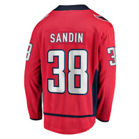 Washington Capitals Rasmus Sandin Red jersey – view 4