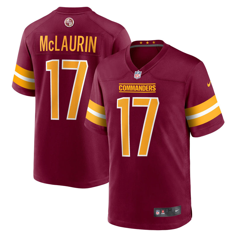Washington Commanders Terry McLaurin Burgundy jersey – view 1