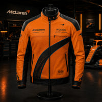 MCL Papaya Lines - Motorsport Panel Jacket in Orange and Black - main