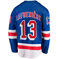 New York Rangers Alexis Lafreniere Blue jersey – view 4