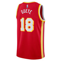 Atlanta Hawks Mouhamed Gueye - Red jersey – view 4