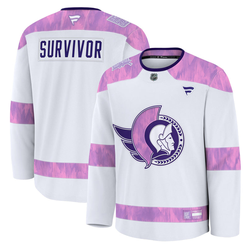 Ottawa Senators White jersey – view 1