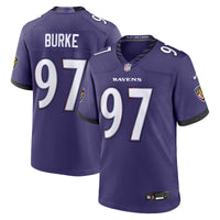 Baltimore Ravens Ethan Burke Purple jersey – view 2