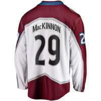 Colorado Avalanche Nathan MacKinnon White jersey – view 4