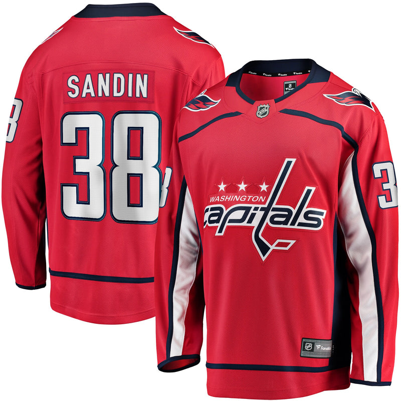 Washington Capitals Rasmus Sandin Red jersey – view 1