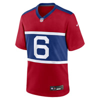 New York Giants Jaxson Dart Red jersey – view 3