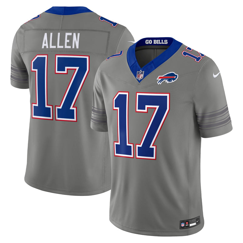 Buffalo Bills Josh Allen Gray jersey – view 1