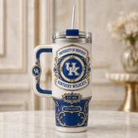 UK Crest Study - Ivory, Royal Blue and Ornamental Calm - main