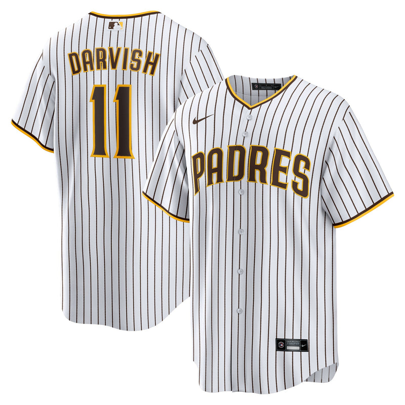 San Diego Padres Yu Darvish White jersey – view 1