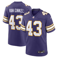 Minnesota Vikings Andrew Van Ginkel Purple jersey – view 2