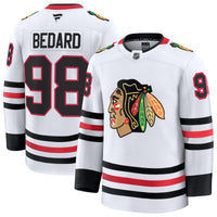 Chicago Blackhawks Connor Bedard White jersey – view 1