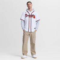 Atlanta Braves Mauricio Dubón White jersey – view 7