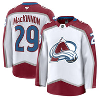 Colorado Avalanche Nathan MacKinnon White jersey – view 1