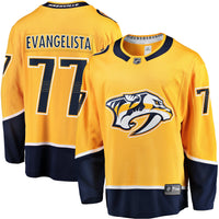 Nashville Predators Luke Evangelista Gold jersey – view 2