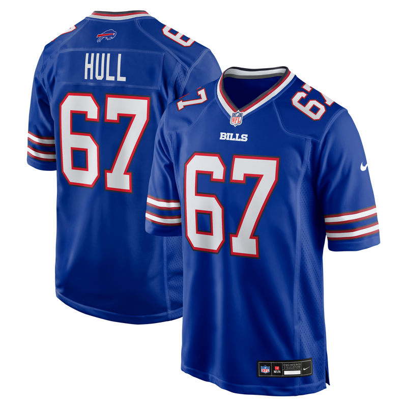 Buffalo Bills Kent Hull Royal jersey – view 1