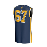 West Virginia Mountaineers GameDay Greats Navy jersey – view 4