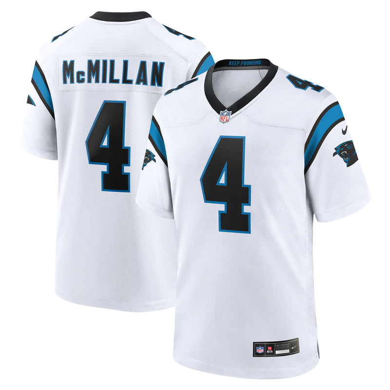 Carolina Panthers Tetairoa McMillan White jersey – view 1