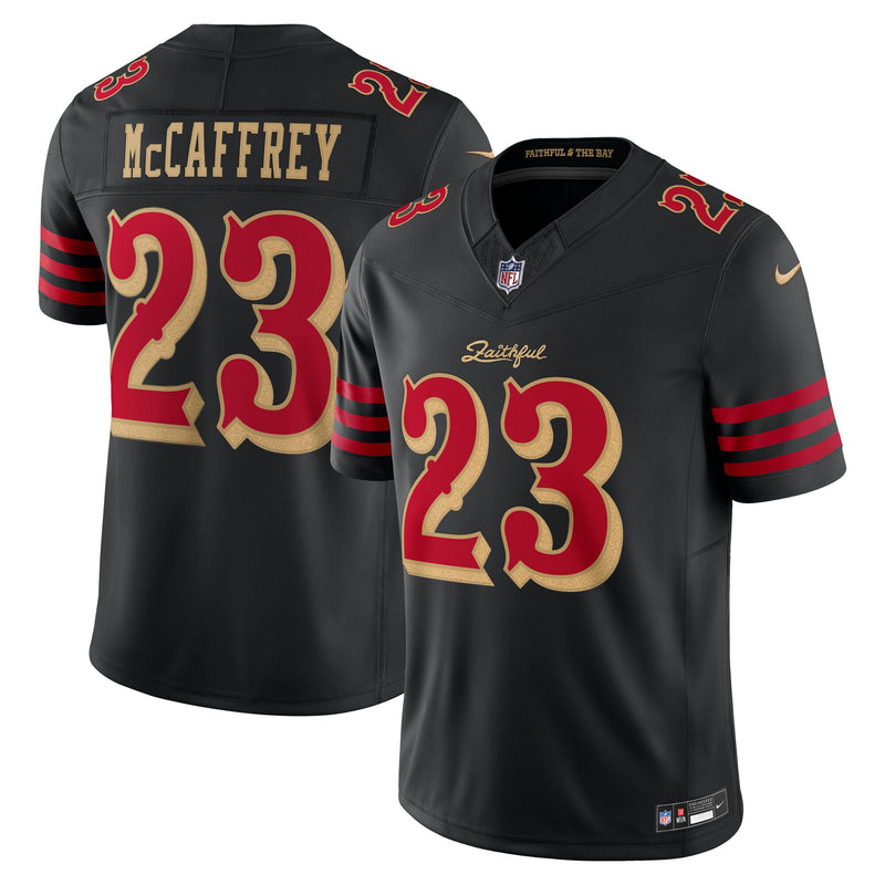 San Francisco 49ers Christian McCaffrey Black jersey – view 1