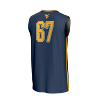 West Virginia Mountaineers Navy jersey – view 4