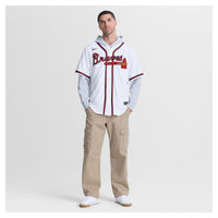Atlanta Braves Mauricio Dubón White jersey – view 5