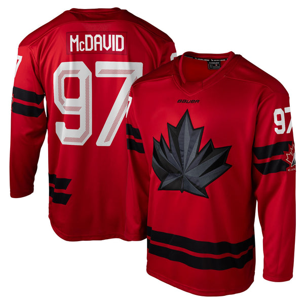 Hockey Canada Connor McDavid Bauer Hockey Red 2026 Semi Pro Jersey