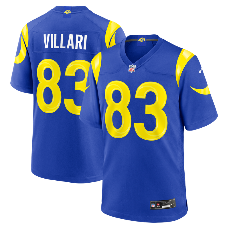 Los Angeles Rams Dan Villari Royal jersey – view 1