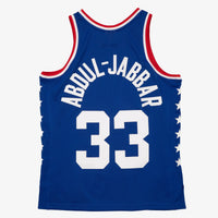 NBA Mitchell & Ness Kareem Abdul-Jabbar 1985 Swingman Authentic Jersey All-Star - Royal Blue – view 4
