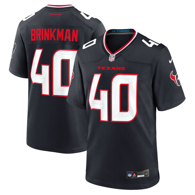 Houston Texans Austin Brinkman Navy jersey – view 1