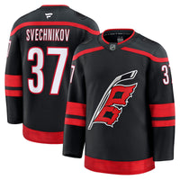 Carolina Hurricanes Andrei Svechnikov Black jersey – view 2