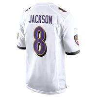 Baltimore Ravens Lamar Jackson White jersey – view 4