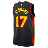 Atlanta Hawks Onyeka Okongwu - Black jersey – view 3