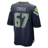Seattle Seahawks Charles Cross Navy jersey – view 4