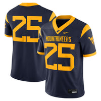 West Virginia Mountaineers Navy jersey – view 1