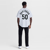 Chicago White Sox Huascar Brazoban White jersey – view 4