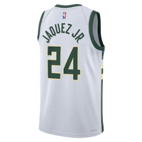 Milwaukee Bucks Jaime Jaquez Jr. - White jersey – view 4