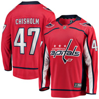 Washington Capitals Declan Chisholm Red jersey – view 1