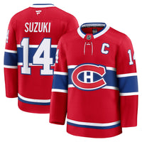 Montreal Canadiens Nick Suzuki Red jersey – view 1