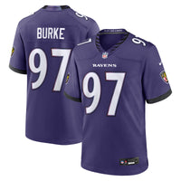 Baltimore Ravens Ethan Burke Purple jersey – view 1