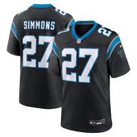 Carolina Panthers Isaiah Simmons Black jersey – view 1