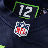 Seattle Seahawks Grey Zabel Navy jersey – view 5