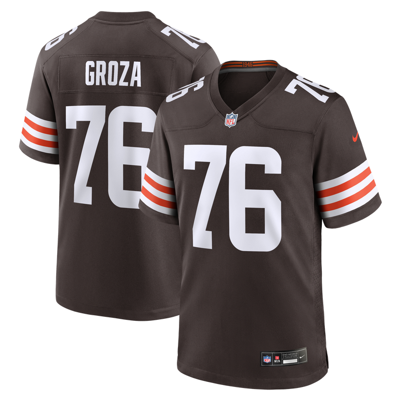 Cleveland Browns Lou Groza Brown jersey – view 1
